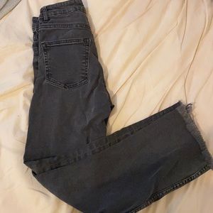 High waisted boot cut